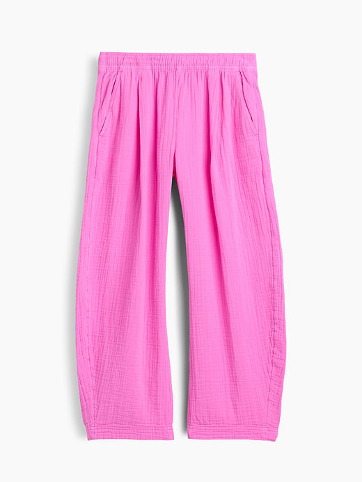 Gap Cotton Gauze Easy Barrel Pants — photo 8