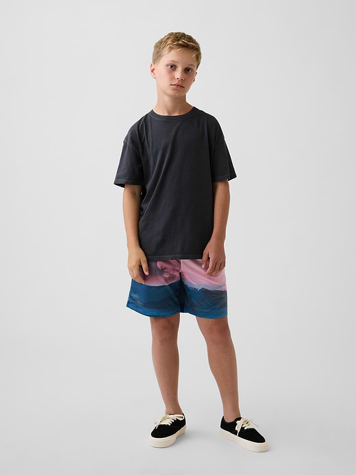 Gap Kids GapFit 6" Recycled Mesh Easy Shorts — photo 1