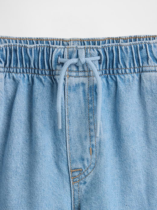 Gap Kids High Rise Stride Easy Wide-Leg Ankle Jeans — photo 7