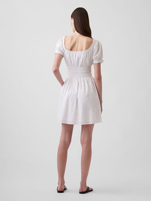 Gap Smocked-Waist Mini Dress — photo 3