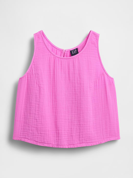 Gap Cotton Gauze Racer Shell Tank Top — photo 6