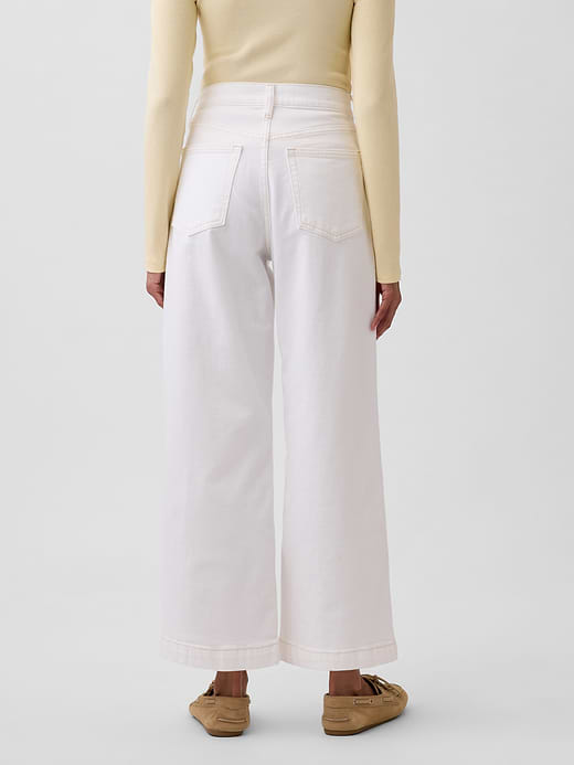 Gap High Rise Stride Wide-Leg Ankle Jeans — photo 5