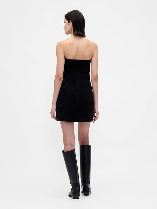 Gap Corduroy Strapless Mini Dress — photo 3