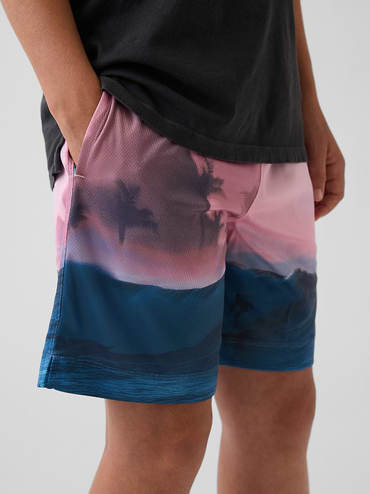 Gap Kids GapFit 6" Recycled Mesh Easy Shorts — photo 6