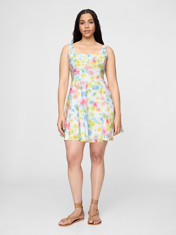 Gap Linen-Blend Mini Dress — photo 6