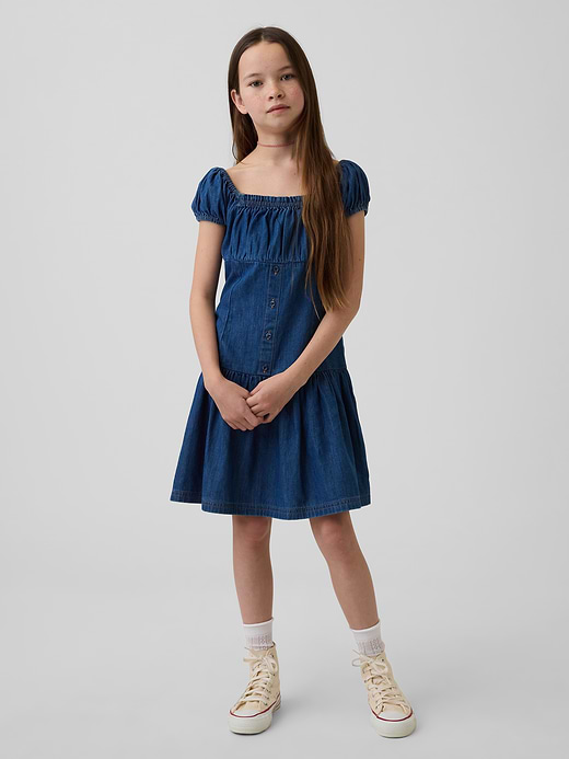 Gap Kids Polka Dot Drop-Waist Dress — photo 1