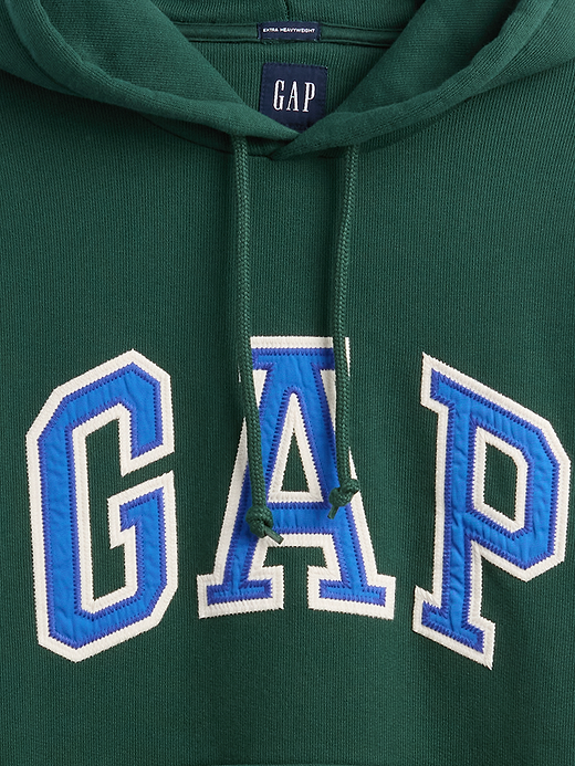 Gap Adult Extra Heavyweight French Terry Oversized Logo Hoodie — photo 5