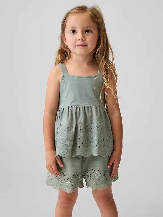 Gap Baby & Toddler Eyelet Hem Top — photo 1