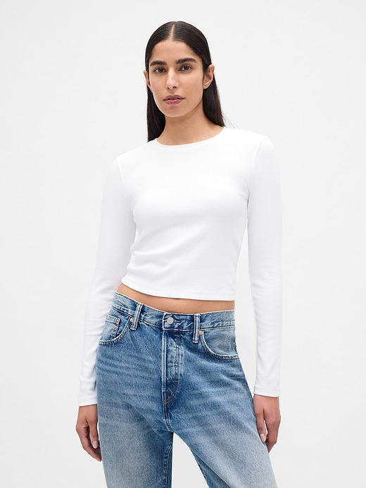 Gap Modern Crop T-Shirt — photo 1