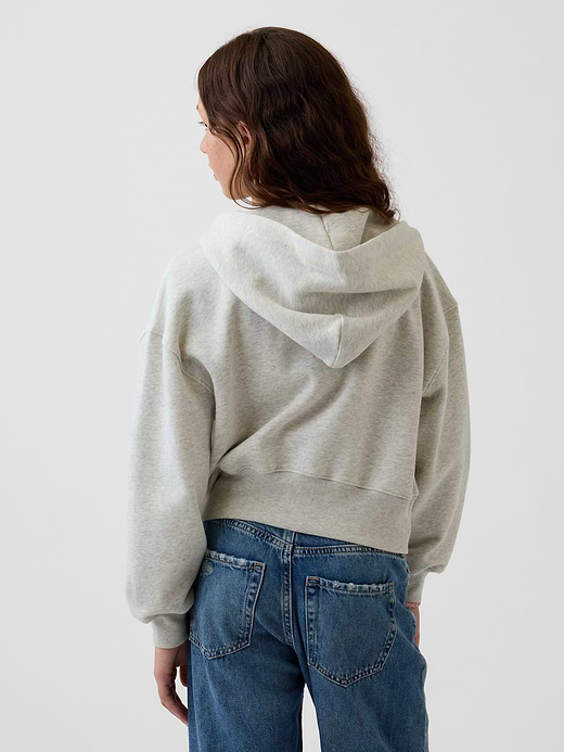 Gap Kids VintageSoft Oversized Logo Zip Hoodie — photo 5