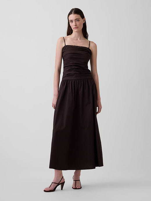 Gap Poplin Drop-Waist Maxi Dress — photo 1