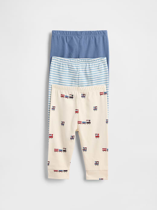Gap Baby First Favorites Organic Cotton Pull-On Pants (3-Pack) — photo 3