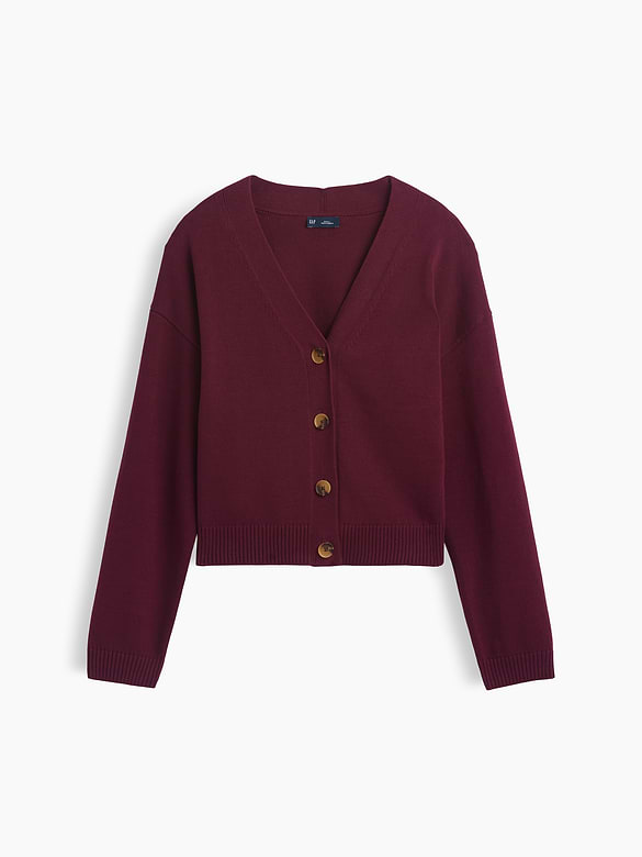 Gap 100% Cotton Oversized Cardigan Sweater — photo 7