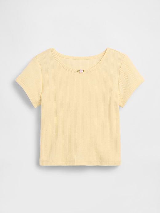 Gap Baby & Toddler Pointelle Rib T-Shirt — photo 1