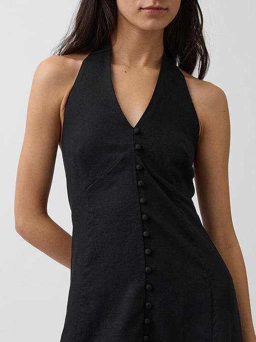 Gap Linen-Blend Halter Maxi Dress — photo 5