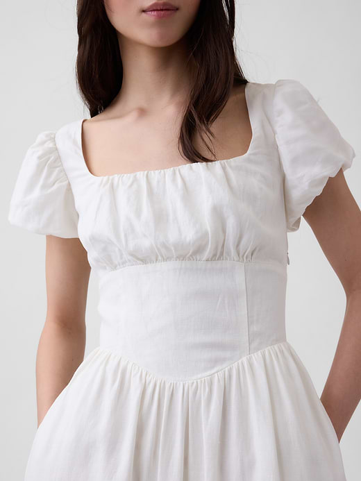 Gap Linen-Blend Drop-Waist Maxi Dress — photo 5