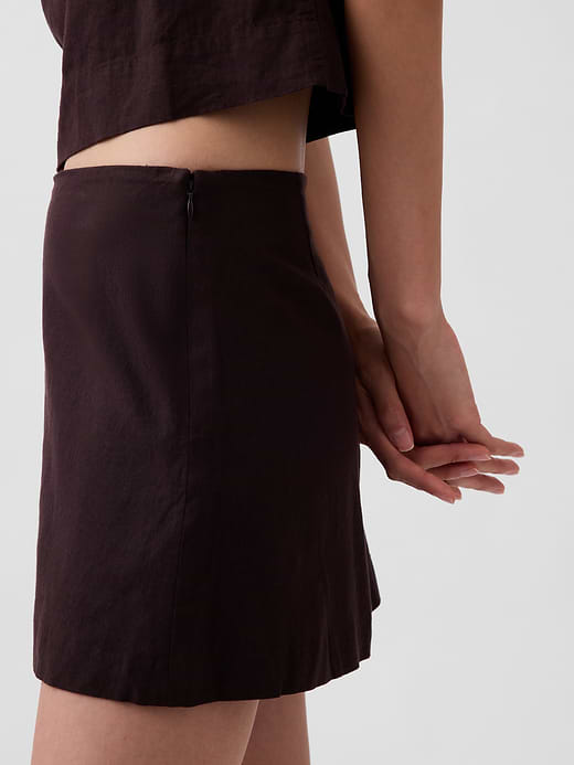 Gap Linen-Blend Mini Skort — photo 5
