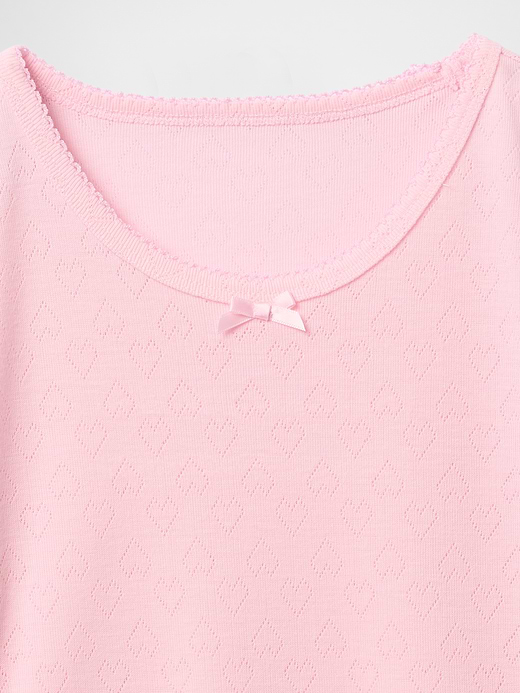 Gap Kids Recycled Pointelle PJ T-Shirt — photo 4