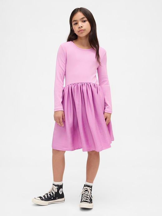 Gap Kids Modern Mixed Media Dress — photo 1