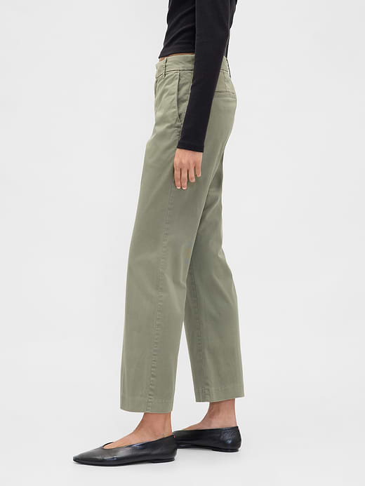 Gap Mid Rise Khakis — photo 4