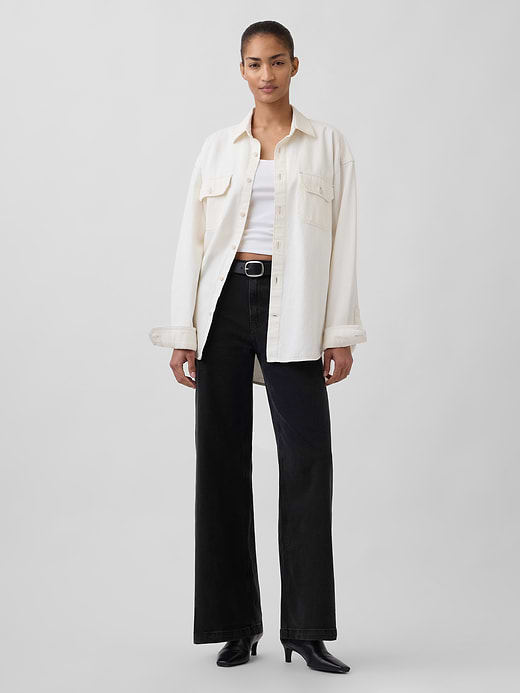 Gap High Rise Stride Wide-Leg Jeans — photo 1