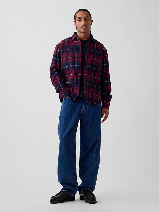 Gap Relaxed Flannel Shirt — photo 3