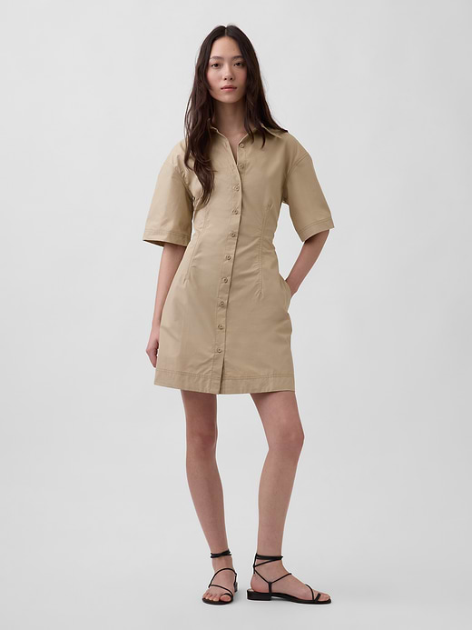 Gap Poplin Mini Shirtdress — photo 1