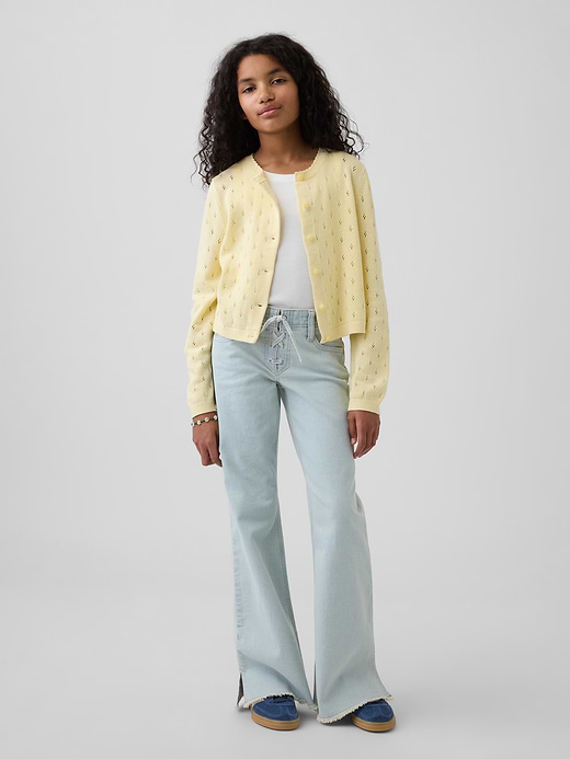 Gap Kids Low Rise Relaxed Flare Jeans — photo 1