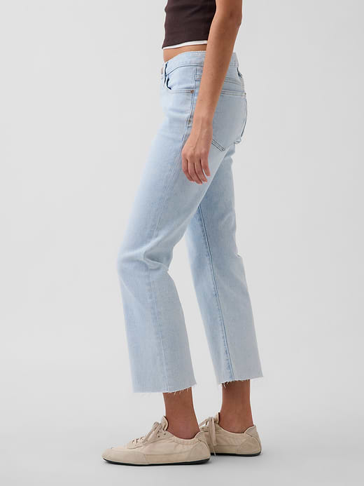 Gap Low Rise Long & Lean Crop Jeans — photo 4