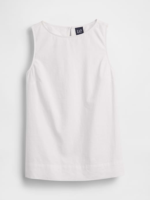 Gap Linen-Blend Shell Tank Top — photo 7