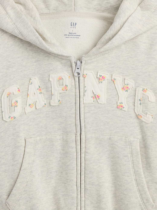 Gap Kids VintageSoft Oversized Logo Zip Hoodie — photo 6
