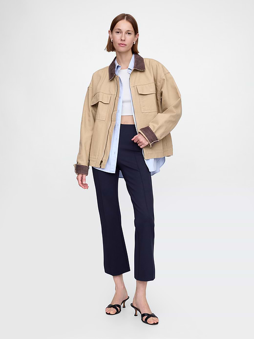 Gap High Rise Double Knit Crop Kick Pants — photo 1