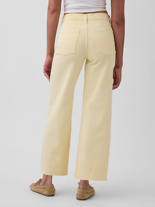 Gap High Rise Stride Wide-Leg Ankle Jeans — photo 5