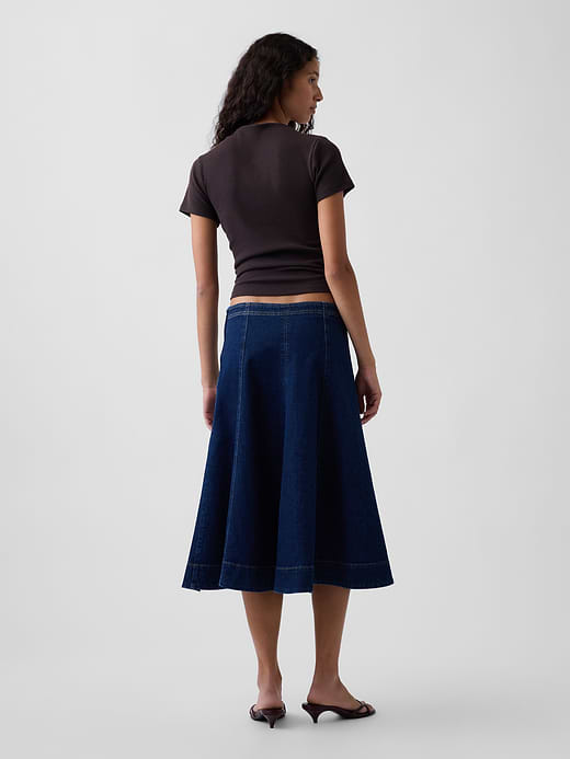 Gap Denim Midi Tulip Skirt — photo 3