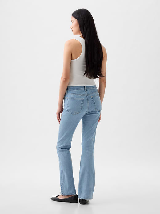 Gap Mid Rise Baby Boot Jeans — photo 5