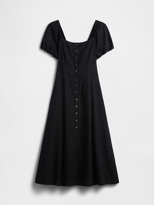 Gap Linen-Blend Empire Waist Maxi Dress — photo 6