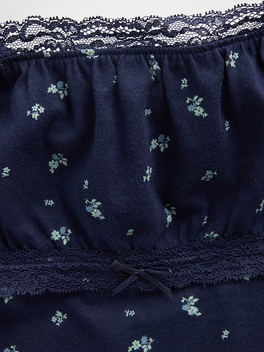 Gap Kids Lace-Trim Puff-Sleeve Top — photo 5