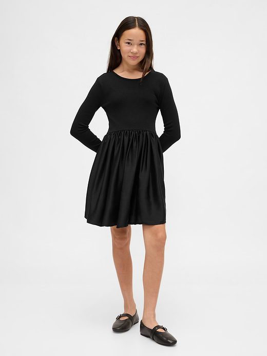 Gap Kids Modern Mixed Media Dress — photo 1