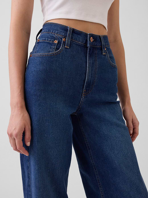 Gap High Rise Stride Wide-Leg Jeans — photo 6