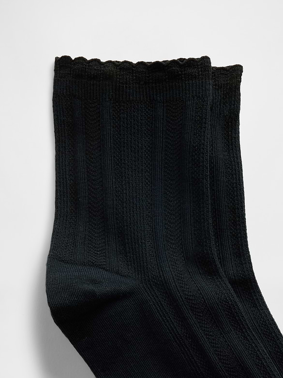 Gap Pointelle Half Crew Socks — photo 3