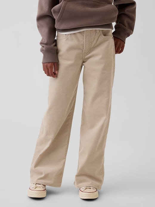 Gap Kids Low Rise Stride Wide-Leg Jeans — photo 4