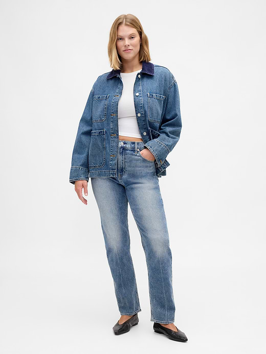 Gap High Rise ’90s Slim Straight Jeans — photo 6