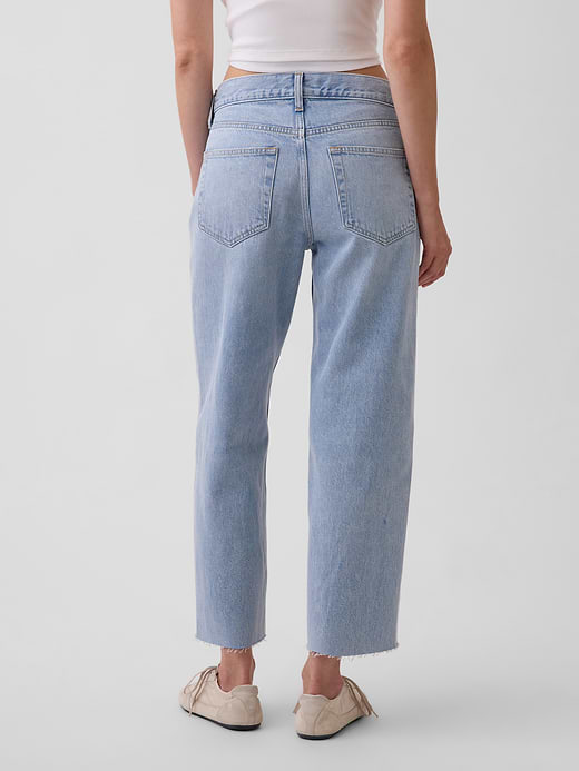 Gap Low Slung Relaxed Crop Jeans — photo 5