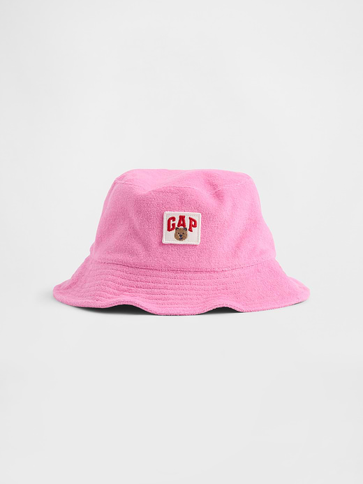 Gap Baby & Toddler Towel Terry Logo Bucket Hat — photo 1