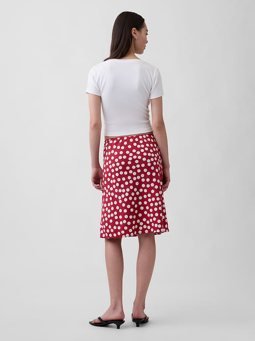 Gap Linen-Blend Bias-Cut Skirt — photo 3