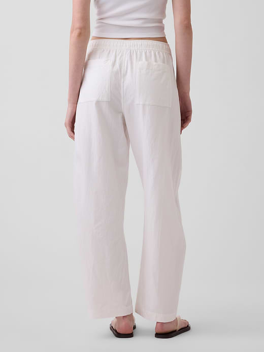 Gap Linen-Blend Easy Barrel Pants — photo 5