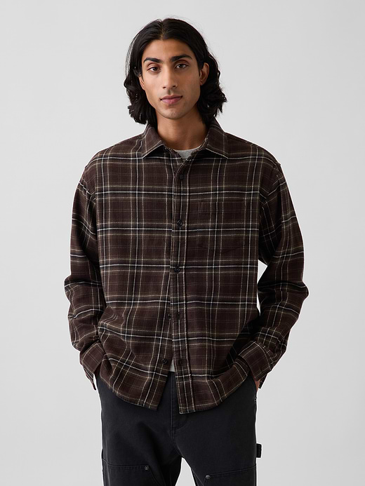 Gap Relaxed Flannel Shirt — photo 1