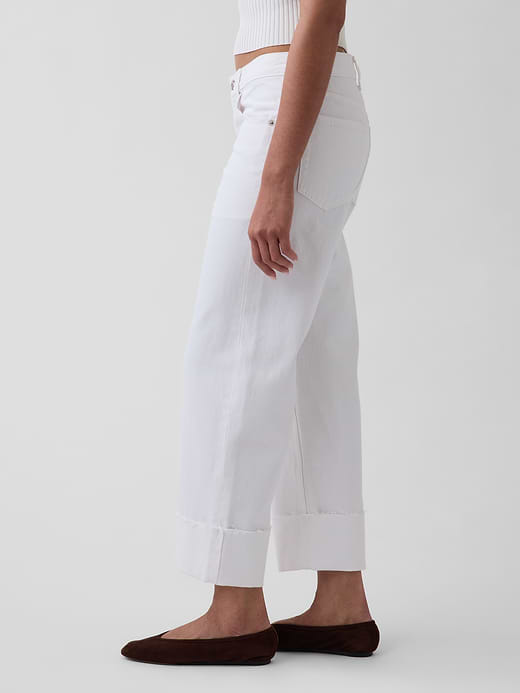 Gap Low Slung Relaxed Crop Jeans — photo 4