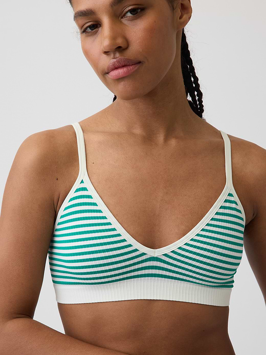 Gap Seamless Rib Triangle Bralette — photo 4