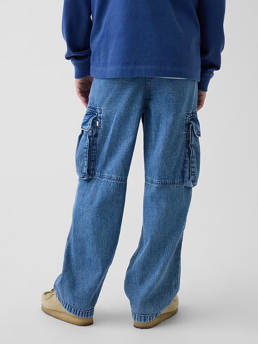 Gap Kids Easy Cargo Jeans — photo 5